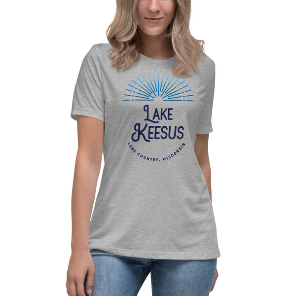 Lake Keesus Sunburst | Women's Relaxed T-Shirt | 6 Colors