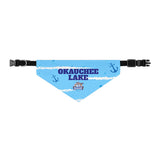 Okauchee Lake | DockHounds Blue Pet Bandana Collar