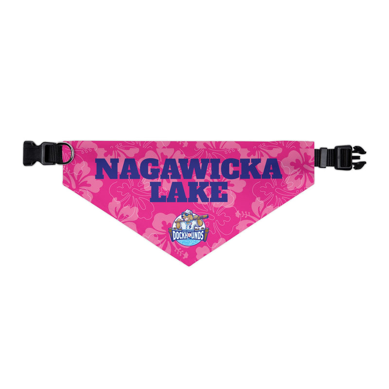 Nagawicka Lake | DockHounds Pink Pet Bandana Collar