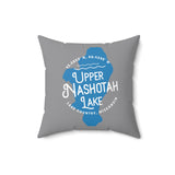 Upper Nashotah Lake Square Pillow