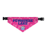Pewaukee Lake | DockHounds | Pink Pet Bandana Collar