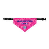 Nagawicka Lake | DockHounds Pink Pet Bandana Collar