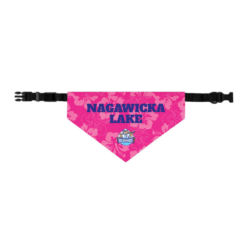 Nagawicka Lake | DockHounds Pink Pet Bandana Collar