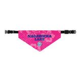 Nagawicka Lake | DockHounds Pink Pet Bandana Collar