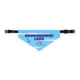 Oconomowoc Lake | DockHounds Blue Pet Bandana Collar