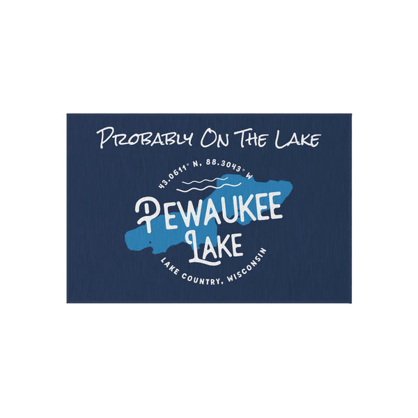Pewaukee Lake Outdoor Rug