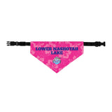 Lower Nashotah Lake | DockHounds Pink Pet Bandana Collar