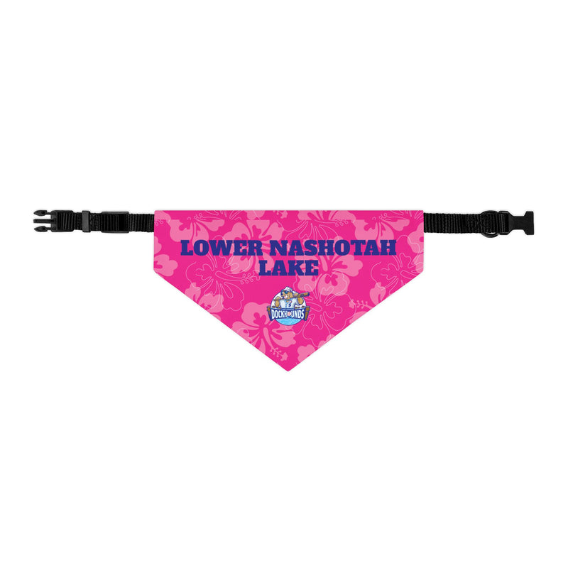 Lower Nashotah Lake | DockHounds Pink Pet Bandana Collar