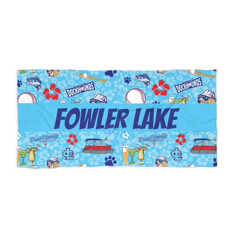 Fowler Lake | DockHound Oversized Pontoon Towel