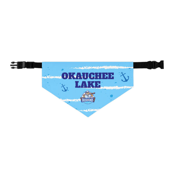 Okauchee Lake | DockHounds Blue Pet Bandana Collar