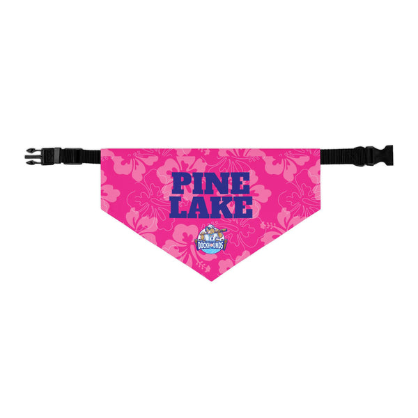 Pine Lake | DockHounds Pink Pet Bandana Collar