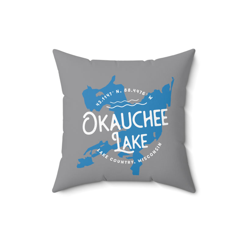 Okauchee Lake Square Pillow