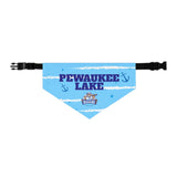 Pewaukee Lake | DockHounds | Blue Pet Bandana Collar