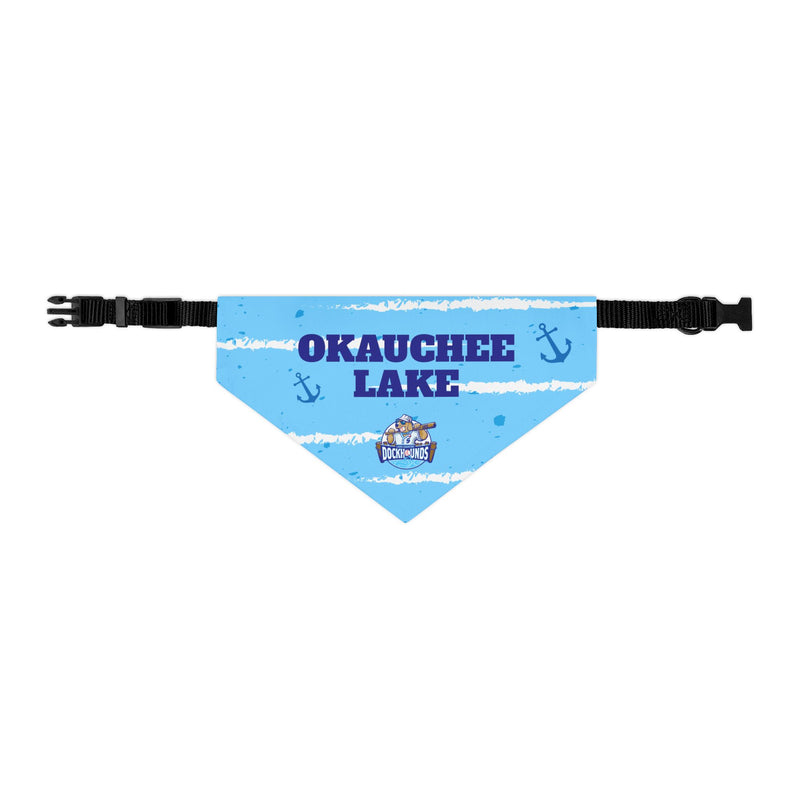 Okauchee Lake | DockHounds Blue Pet Bandana Collar