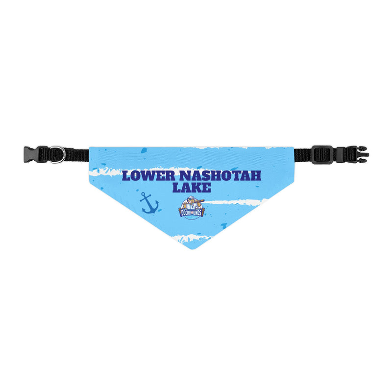 Lower Nashotah Lake | DockHounds Blue Pet Bandana Collar
