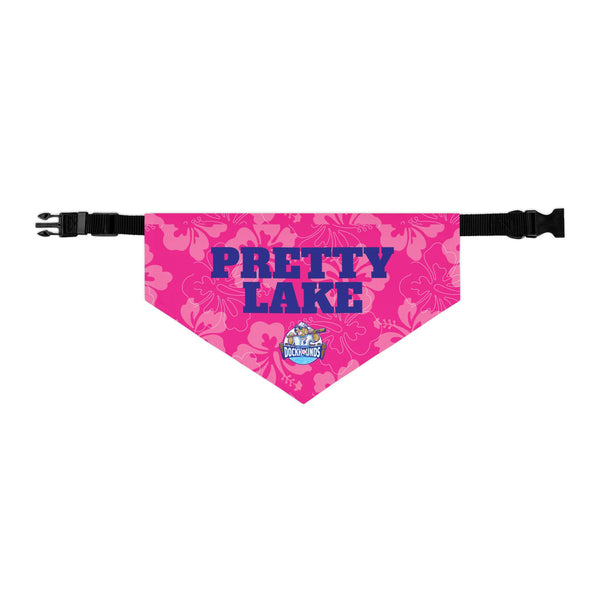Pretty Lake | DockHounds Pink Pet Bandana Collar