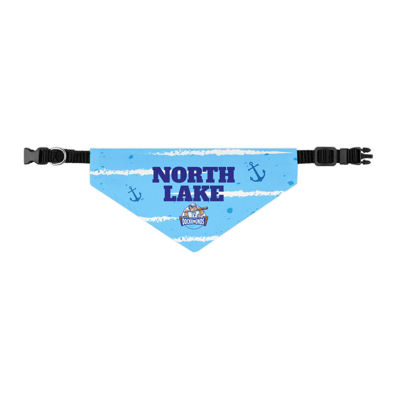 North Lake | DockHounds Blue Pet Bandana Collar