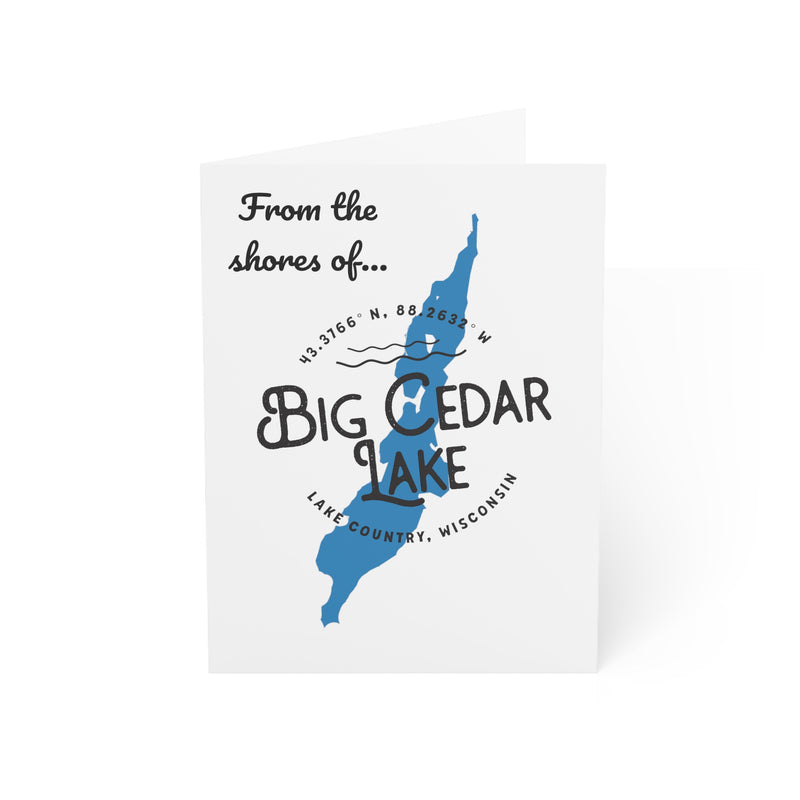 Big Cedar Lake Greeting Cards (1, 10, 30, and 50pcs)