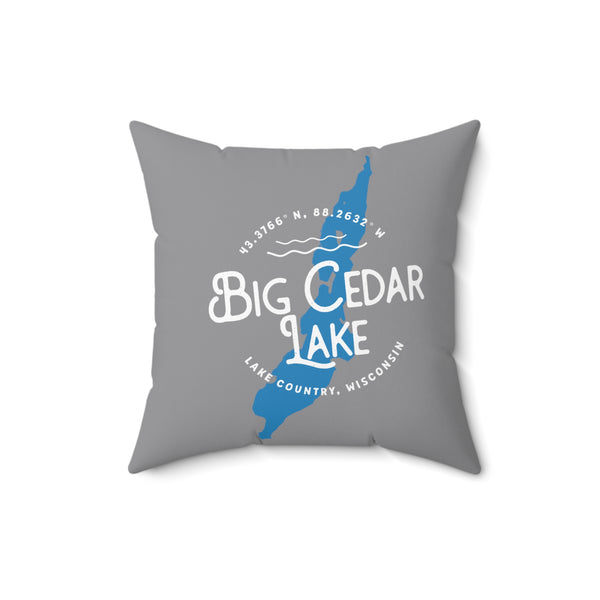 Big Cedar Lake Square Pillow