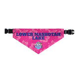 Lower Nashotah Lake | DockHounds Pink Pet Bandana Collar
