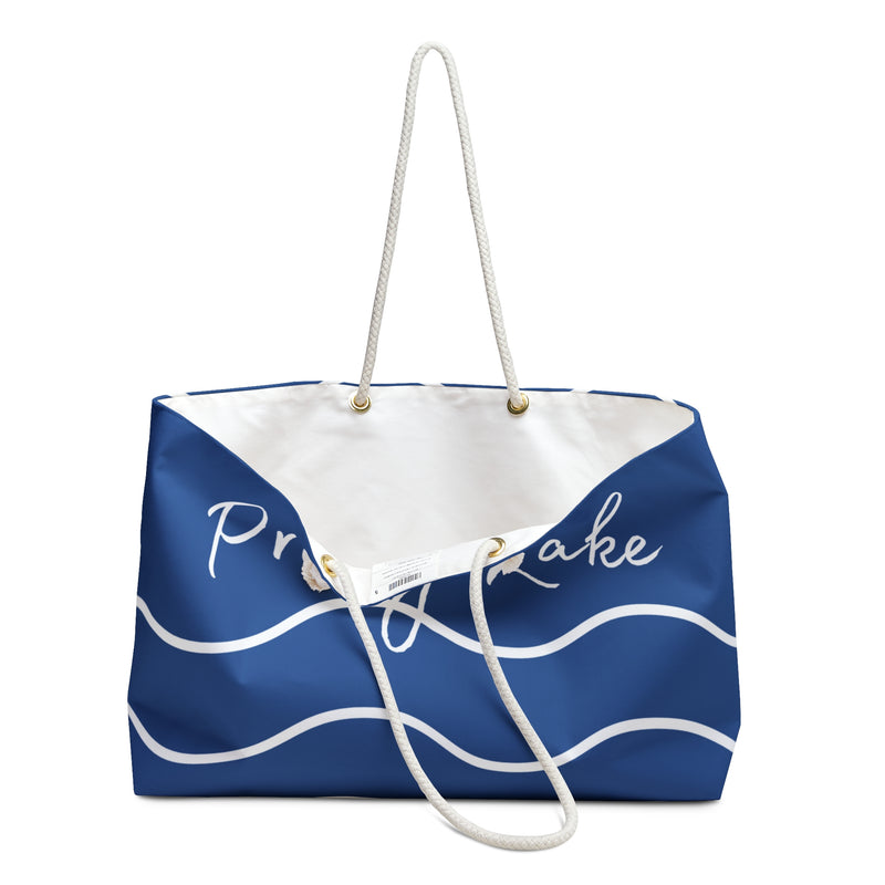 Pretty Lake Weekender Bag Inside