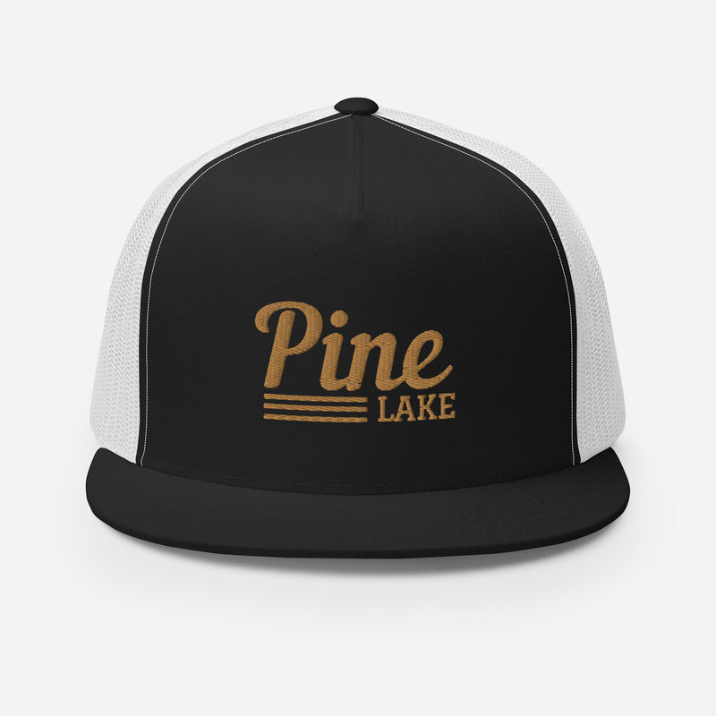 Pine Lake Line Design | Trucker Cap | 8 Colors