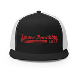 Lower Nemahbin Lake | Red Line Design Trucker Cap | 9 Colors