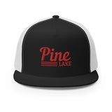 Pine Lake | Red Line Design | Trucker Cap | 9 Colors