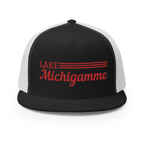 Lake Michigamme | Red Line Design | Trucker Cap | 9 Colors