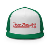 Upper Nemahbin Lake | Red Line Design Trucker Cap | 9 Colors