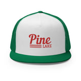 Pine Lake | Red Line Design | Trucker Cap | 9 Colors