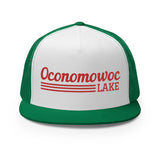 Oconomowoc Lake | Red Line Design Trucker Cap | 9 Colors