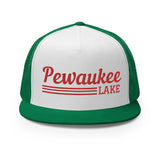 Pewaukee Lake | Red Line Design Trucker Cap | 9 Colors