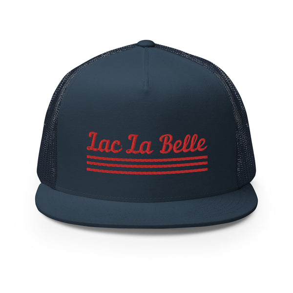 Lac La Belle | Red Line Design | Trucker Cap | 9 Colors