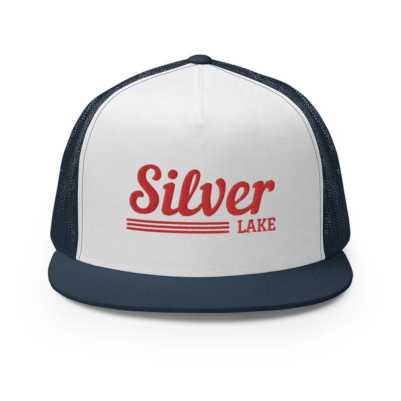 Silver Lake Red Line Design | Trucker Cap