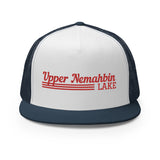 Upper Nemahbin Lake | Red Line Design Trucker Cap | 9 Colors