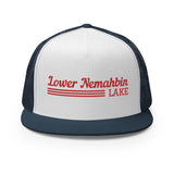 Lower Nemahbin Lake | Red Line Design Trucker Cap | 9 Colors