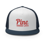 Pine Lake | Red Line Design | Trucker Cap | 9 Colors