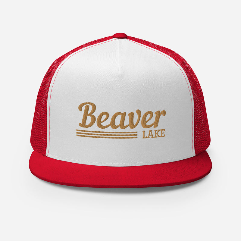 Beaver Lake Line Design | Trucker Cap | 8 Colors