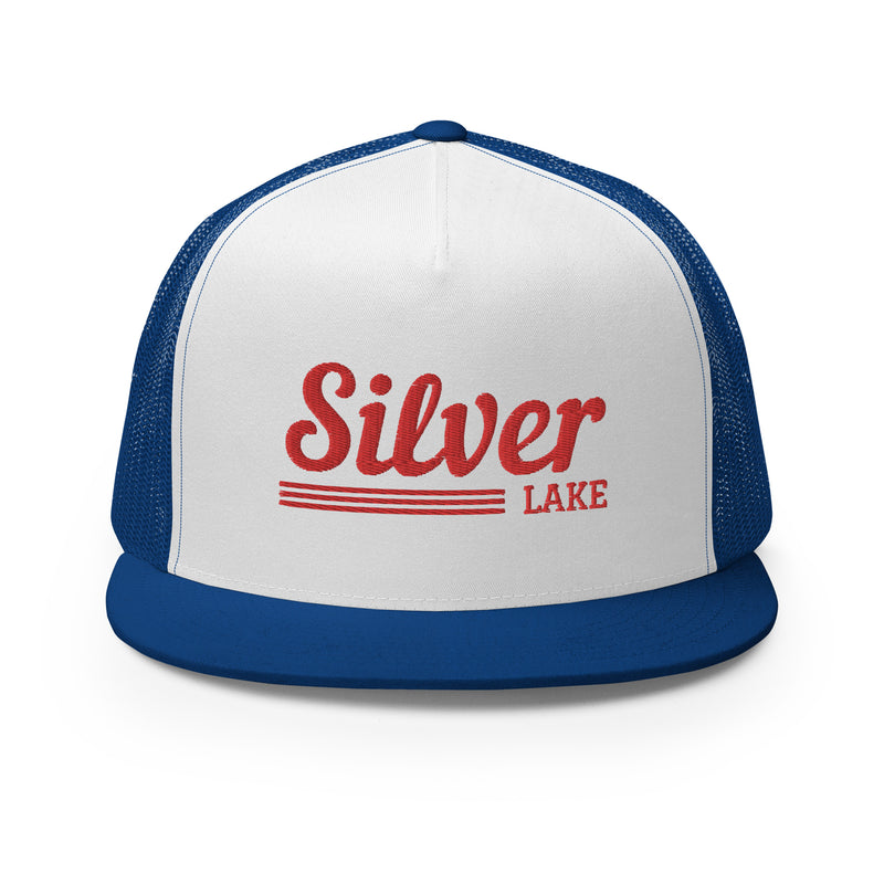 Silver Lake Red Line Design | Trucker Cap