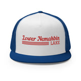 Lower Nemahbin Lake | Red Line Design Trucker Cap | 9 Colors