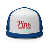 Pine Lake | Red Line Design | Trucker Cap | 9 Colors