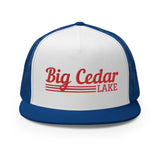 Big Cedar Lake | Red Line Design Trucker Cap | 9 Colors