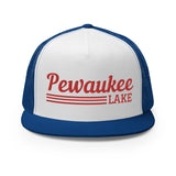 Pewaukee Lake | Red Line Design Trucker Cap | 9 Colors