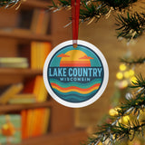 Lake Country, Wisconsin Metal Ornament