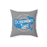 Oconomowoc Lake Square Pillow
