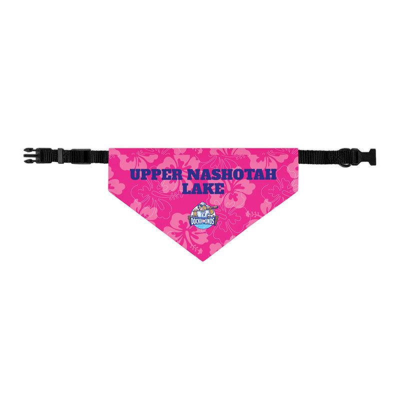 Upper Nashotah Lake | DockHounds Pink Pet Bandana Collar