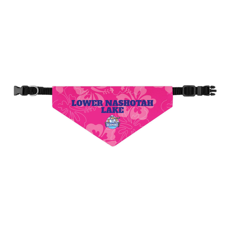 Lower Nashotah Lake | DockHounds Pink Pet Bandana Collar