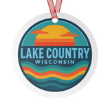 Lake Country, Wisconsin Metal Ornament