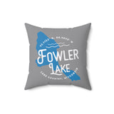 Fowler Lake Square Pillow